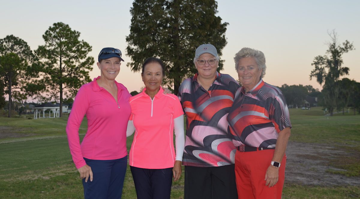 Four Women at Golf Course